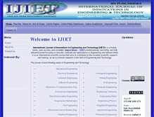 Tablet Screenshot of ijiet.com